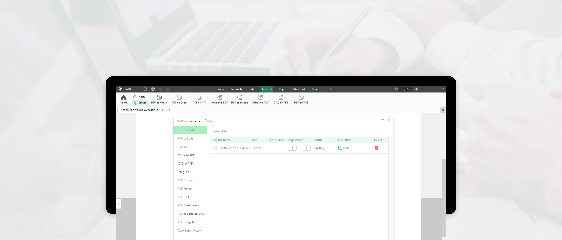 Swifdoo Pdf Converter To Word Excel Ppt And Other Formats Swifdoo