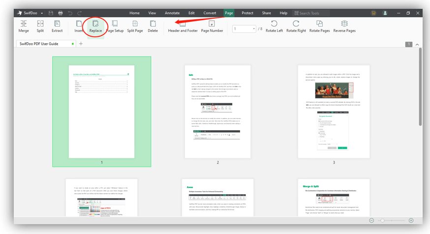 9-replace-pdf-pages-in-swifdoo-pdf